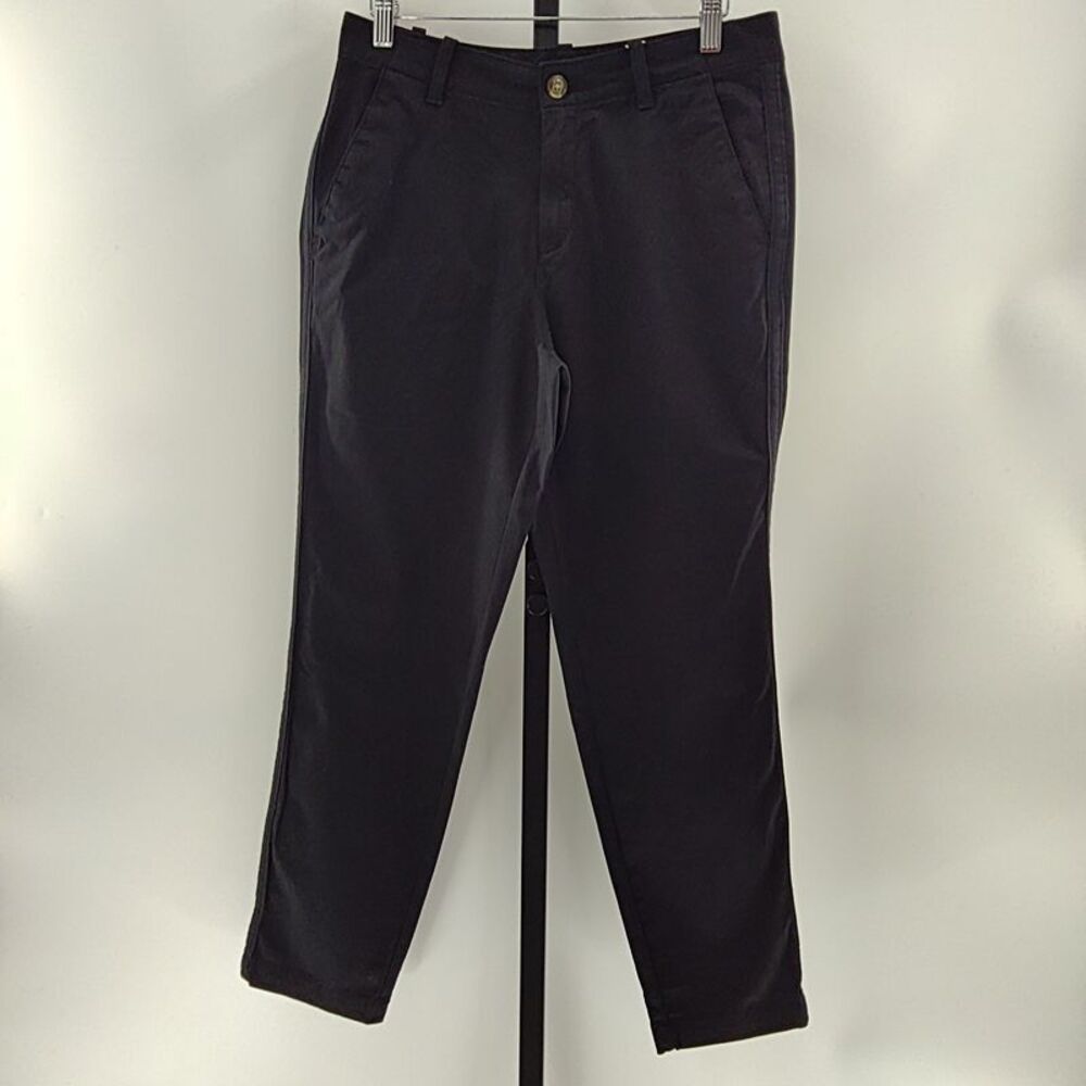 Quince Women Stretch Cotton Twill Girlfriend Chino Pants Old Black 27